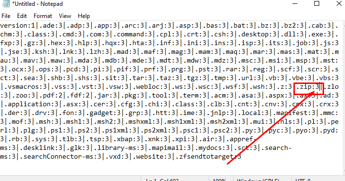 Modificarea permisiunii pentru .zip